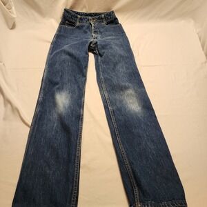 Vintage Calvin Klein Denim Jeans Straight Women's Size 6x32 High Rise USA 70s80s